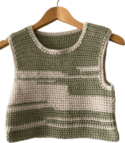 Emma chamberlain’s style vest, crochet vest, crochet cropped vest, crochet pullover, handmade sweater vest, hand knit vest