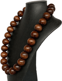 Wood Beaded Necklace, Chunky Wood Necklace, Wooden Necklace, Wood Bead Necklace, Unisex Wood Necklace Mens Wood Necklace, Mens Boho Necklace