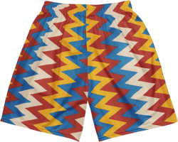 Zigzag Tribe Basketball Shorts – Men’s Mesh Athletic Shorts, Retro Streetwear Gym Gear, Breathable Summer Hoops Shorts