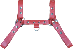 Chest harness men - Red Leather men harness - Shoulder harness belt - Plus Size Men Harness - Gift for Boyfriend - Gift for him