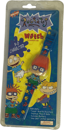 Vintage Chucky Finster 3-D Rugrats Watches 1998 / Collectible Nickelodeon / 90s Toy Tommy Angelica Pickles / Burger king / Viacom 1990 00’s