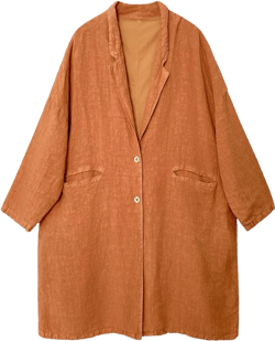 Loose Linen Coat Linen Duster - Vintage Linen Cardigan Linen Duster With Pockets, Kimono Sleeves Jacket, Comfy and Soft Oversized Coat