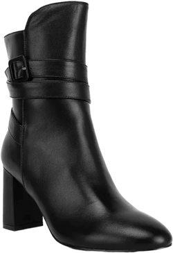 Cobra Womens Buckle Strap Embellished Ankle Boots