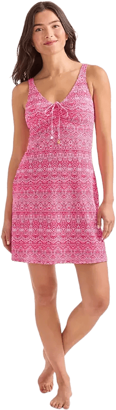 Tommy Bahama Women's Point Tie-Neck Spa Dress