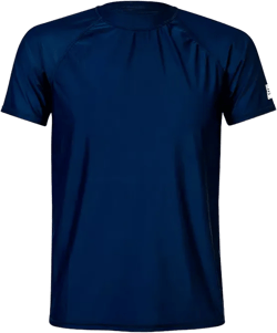Snapper Rock Men's Navy SS Rash Top