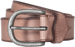 Frye Women's Stitched Edge Shaped Keeper Belt
