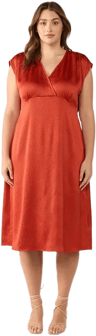 Estelle Burning Desert Textured Dress
