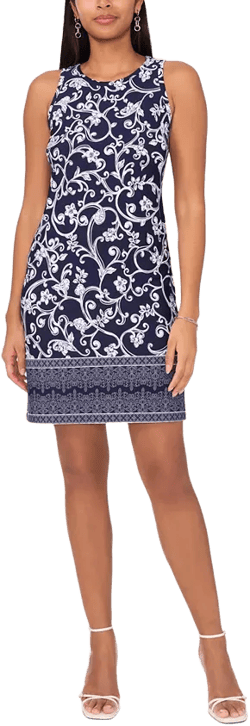 MSK Petite Printed Shift Dress