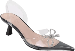 Nana Clear Vinyl Slingbacks