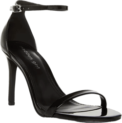 Brazen Two-Piece Stiletto Dress Sandals