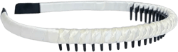 Thin Solid Headband - White