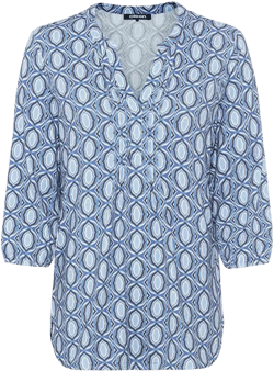 Women's Ornamental Print Tunic T-Shirt