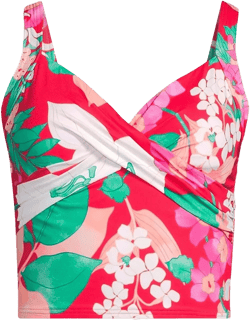 Women's V-Neck Wrap Midkini Top