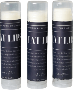 Grass Fed Tallow Lip Balm I Medicinal Tea Tree I Vanilla Extract I Peppermint Variety Packs