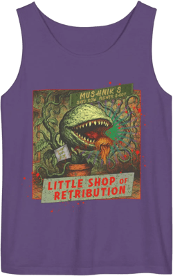 Anti-Trump Parody T-Shirt | Little Shop of Retribution | Funny Political Satire-Cult Movie Gift | Leftist Protest Shirt | Unisex Graphic Tee