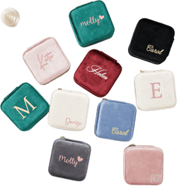 Personalized Jewelry Box Velvet, Bride Gift, Bridal Party Gifts, Bridesmaid Gifts Proposal, Mother&#39;s Day Gifts for Her, Personalized Gift