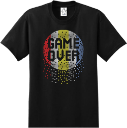 Game Over | Graphic Tee | Men&#39;s Shirts | Big and Tall Shirts | Men&#39;s Big and Tall Graphic T-Shirt
