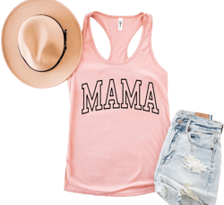 Mom Workout Tank Top, Racerback Mama Gym Tank Top, Retro Cotton Mom Tank Top, Activewear Mama Sleeveless Shirt, Mommy Muscle Tee, Mum Gifts
