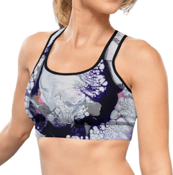 Padded Sports Bra High Performance Maximum Support Racerback Comfort Workout Clothes Women Yoga Pilates Exercise Breathable Athleisure Wear