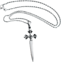 Sword necklace, Sword pendant, Sword jewelry, Dagger necklace, Dagger jewelry, Unisex necklace, layering necklace