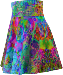 Cotton Candy Women's Skater Skirt