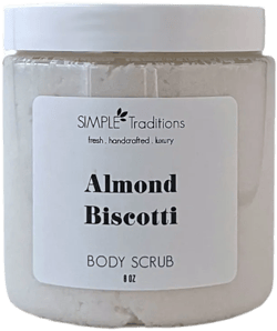 Almond Biscotti Sugar Scrub | Body Scrub | Exfoliating Scrub | Exfoliating Soap | Great for Shaving | Smooth Skin