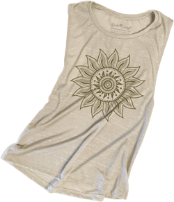 Boho Sun Womens Festival Muscle Tank