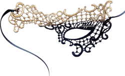 Venetian Face Mask, Phantom Lace Mask, Phantom Halloween Mask, Phantom Masquerade Mask with Diamonds