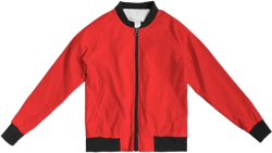 Women&#39;s Red Bomber Jacket