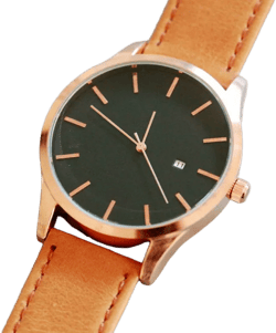 Custom Engraved Personalized Mens Rose Gold Wrist Watch, Groomsmen Gifts, Mens Birthday, Wedding, Anniversary Gifts, Father&#39;s Day Gifts