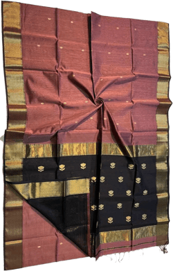 Maheshwari silk handwoven Lotus motif saree    | Handmade saree | Silk saree