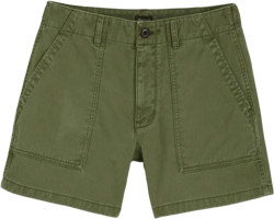 Fatigue Shorts in Garment-Dyed Cotton Twill