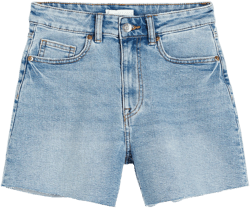 High Denim Shorts