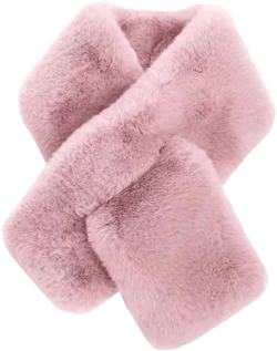 Faux Rabbit Fur Scarf Scarf Women Winter Warm And Cold Protection Collar Plus Velvet Thick Cross