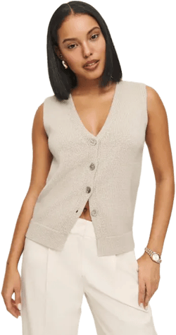 Linden Cotton Sweater Vest