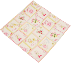 LoveShackFancy Women's Pink Labrina Fruit Print Scarf For