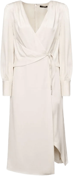 Guess Women's White Wrap Dress