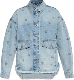 AllSaints Women's Blue Denim Jacket "Hettie"