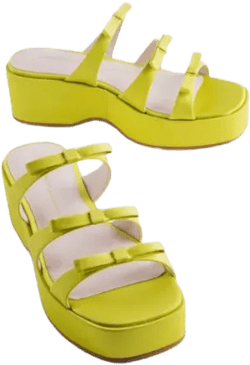 Intentionally Blank Fuse Platform Bow Sandal