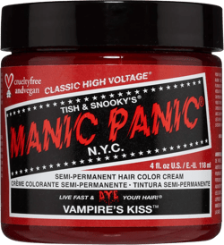 MANIC PANIC Classic Blue Moon Semi Permanent Hair Color - Neon Cool Blue Hair Dye for Women & Men That Lasts 4-6 Weeks - Vegan, Ammonia & Cruelty-Free - Create & Mix Custom Shades (4oz / 2pk)