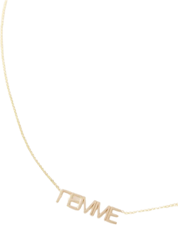 Maya Brenner 14k Gold Femme Necklace
