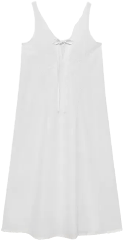 Women's Embroidered Cotton Nightgown