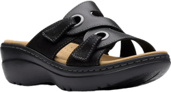 Clarks Merliah2 Cove Casual Leather Wedge Sandals