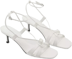 Women's Combined-Strap Heeled Sandals