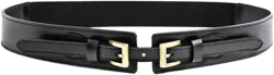 London Fog Leather Waist Belt