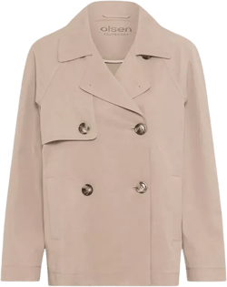 Olsen Women's Cropped Trench