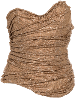 strapless corset top