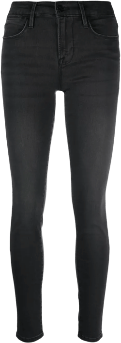 high-rise skinny jeans