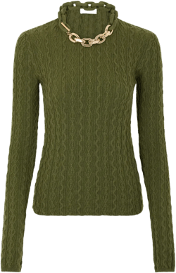 cable-knit top