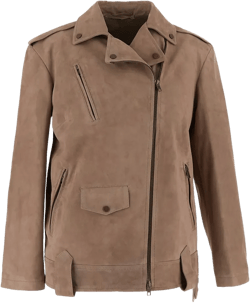 suede biker jacket